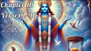 Bhagwad Gita  Chapter 10  Vibhuti Yogaha  Verses 1 10 Recitation [upl. by Boothman]