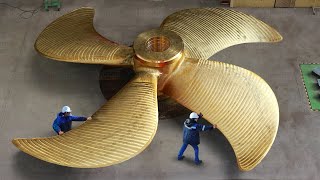 What it Takes to Manufacture Million  Propellers Moving World’s Largest Ships [upl. by Flodnar523]