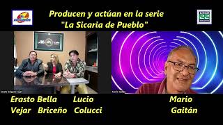 Enrevista a productores y actores de ls serie quotLa Sicaria de Puebloquot [upl. by Codd]