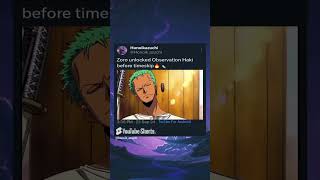 Zoro observation haki before timeskip 🔥🥶 onepiece onepieceedit zoro [upl. by Mcquade]