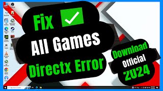 How to Download amp Install All DirectX Official 2024 [upl. by Ahseral356]