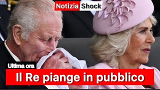 Il Re piange in pubblico Camilla senza parole [upl. by Takeshi]