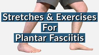 Plantar Fasciitis  3 of the best exercises and stretches for Plantar Heel Pain  MSK Physiotherapy [upl. by Latsirk]