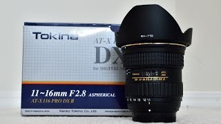 Tokina 1116mm f28 DX II Nikon Mount  Lens Unboxing [upl. by Hogle]