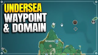 How to unlock Undersea Teleport Waypoing and Domain  World Quests and Puzzles 【Genshin Impact】 [upl. by Yanad194]