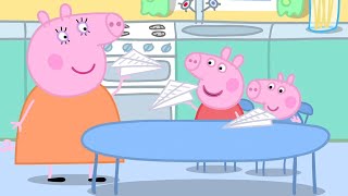 Peppa Pig Nederlands  Papieren vliegtuigen  Tekenfilms voor kinderen [upl. by Darelle870]