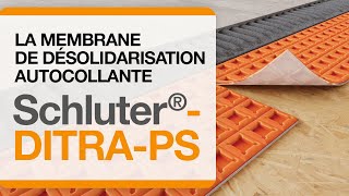 Schluter®DITRAPS la membrane de désolidarisation en version autocollante [upl. by Ediva531]