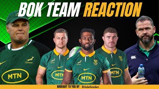 SPRINGBOK TEAM VS IRELAND REACTION SHOW  Rugby News Live Stream [upl. by Heng]