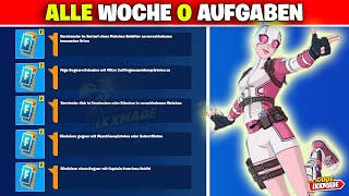 Alle Woche 0 Aufgaben Fortnite Season 4 Kapitel 5 Woche 0 [upl. by Ahsyen]