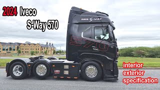 2024 Iveco S Way 570 interior exterior specification  semi truck [upl. by Runkle]