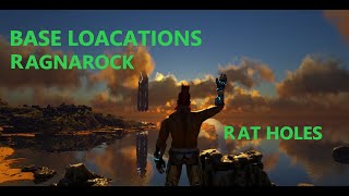 Base Locations Ragnarok Hidden  Rat holes  Ark Survival Evolved  UnOfficial [upl. by Renckens]