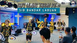 Datun Julud Kenyah  HUT22 SIB Bandar Labuan hutsibbl22 [upl. by Orian]