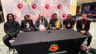 Quince Orchard football press conference Maryland Class 4A State Championship 120624 [upl. by Gomar]