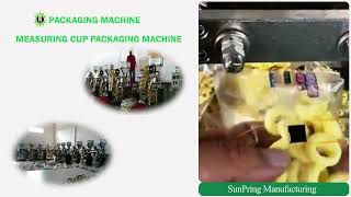 Measuring cup type multifunctional snack packaging machine [upl. by Ingold689]