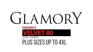 Glamory Velvet 80 Legging  Plus Size Product Video [upl. by Mitinger579]