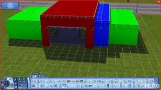 The Sims 3 Design Tips amp Tricks  Layered Exterior Walls [upl. by Einahpet]