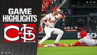 Reds vs Cardinals Game Highlights 91124  MLB Highlights [upl. by Milewski772]