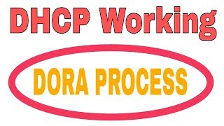 DHCP working in Hindi  DORA Process full explained [upl. by Balfour]