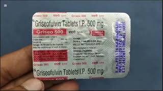 Griseo 500 Tablet  Griseo Tablet  Griseofulvin Tablets  Griseo 500mg Tablet Uses Side effects [upl. by Ahterahs]