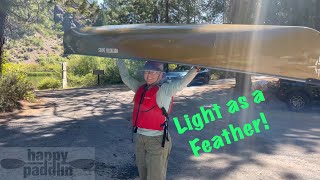 17 lb Ultralight Pack Canoe vs Lightweight Rec Kayak [upl. by Adore705]