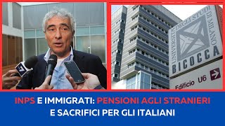 INPS E PENSIONI AGLI IMMIGRATI ESPLODE LA BOMBA ASSISTENZIALE [upl. by Trant]