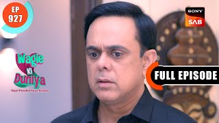 Vivaan And Sakhis Adventure  Wagle Ki Duniya  Ep 927  Full Episode  20 Mar 2024 [upl. by Velvet]