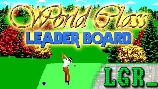 LGR  World Class Leader Board  DOS PC Game Review [upl. by Wren]