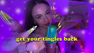 CLICK to get your TINGLES BACK ☆💫 unpredictable  delayed ASMR to CURE ur tingle immunity ☆💫😴 [upl. by Enywtna960]