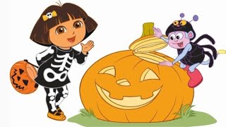 Read Aloud Story Dora The Explorer  Doras Halloween [upl. by Kinghorn]