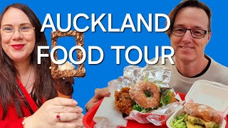 Auckland City Food Tour  Donut Burgers And More [upl. by Nairrot]