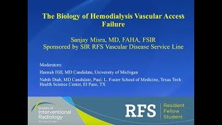 SIRRFS Webinar 612017 The Biology of Hemodialysis Vascular Access Failure [upl. by Namielus]