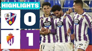 Resumen de SD Huesca vs Real Valladolid CF 01 [upl. by Htomit432]