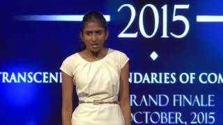 Amalini Fernando  Impromptu Speech  Best Speaker 2015 [upl. by Drona]