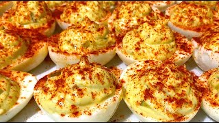 Deviled Eggs  EASY HOMEMADE DEVILED EGGS RECIPE [upl. by Stephana583]