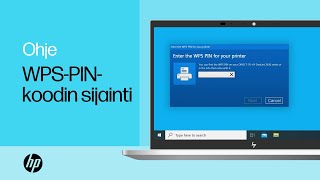WPSPINkoodin löytäminen tulostimen asentamisen suorittamiseksi  HPtulostimet  HP Support [upl. by Burbank]