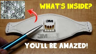 Whats Inside 3M N95 Respirator Face Masks Find out [upl. by Attelrahs]