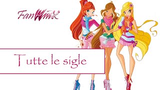 Winx Club Tutte Le Sigle [upl. by Mccowyn]