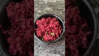 Beetroot poriyal Poriyal recipe beetroot recipes shorts [upl. by Ayanaj680]