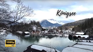 Königssee Walking Tour in Winter  Berchtesgaden Bavaria  Germany [upl. by Luckett421]