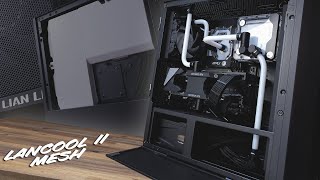 PERFECTION The no BS Black amp White Theme LANCOOL II MESH Build [upl. by Anilac]