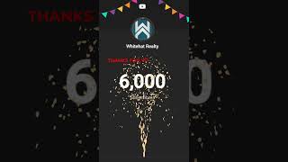 WhiteHat Realty just hit 6000 subscribers on YouTube [upl. by Gorges]