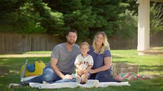 San Francisco Giants player Brandon Belt joins his family in sharing Talk Read Sing message [upl. by Cyndi]