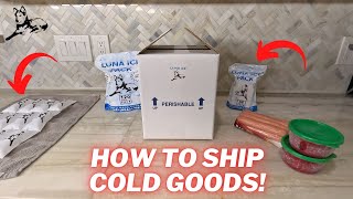 How to Pack and Ship Frozen Meats amp Food So It Arrives Cold and Safe Luna Ice Shipping Cold Goods [upl. by Atwater]