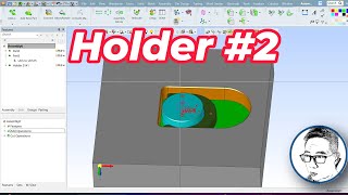 Insert Holder  Install from Top  Unscrew Mold Design  Cimatron [upl. by Oz640]