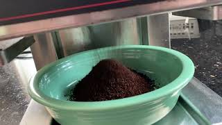 Grinding Coffee Beans With a Bunn LPG2E Low Profile Portion Control Grinder [upl. by Earahc]