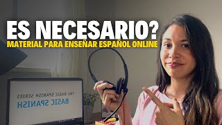 ✅MATERIAL PARA ENSEÑAR ESPAÑOL ONLINE A EXTRANJEROS  Aprende a enseñar español a extranjeros [upl. by Nylirrej]