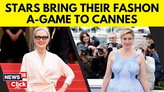 Cannes 2024 Meryl Streep Anya Taylor Joy Greta Gerwig amp Lily Gladstone Arrive In Style  G18V [upl. by Sib]