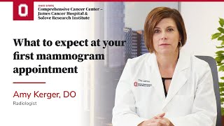 What to expect at your first mammogram appointment  OSUCCC – James [upl. by Hsepid]