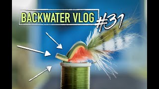 Gurgler Fly Pattern NEW Material BACKWATER VLOG 31 [upl. by Travers]