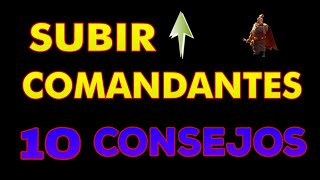 como ⭐SUBIR COMANDANTES⭐ en rise of kingdoms  10 CONSEJOS🗡️ [upl. by Goltz]